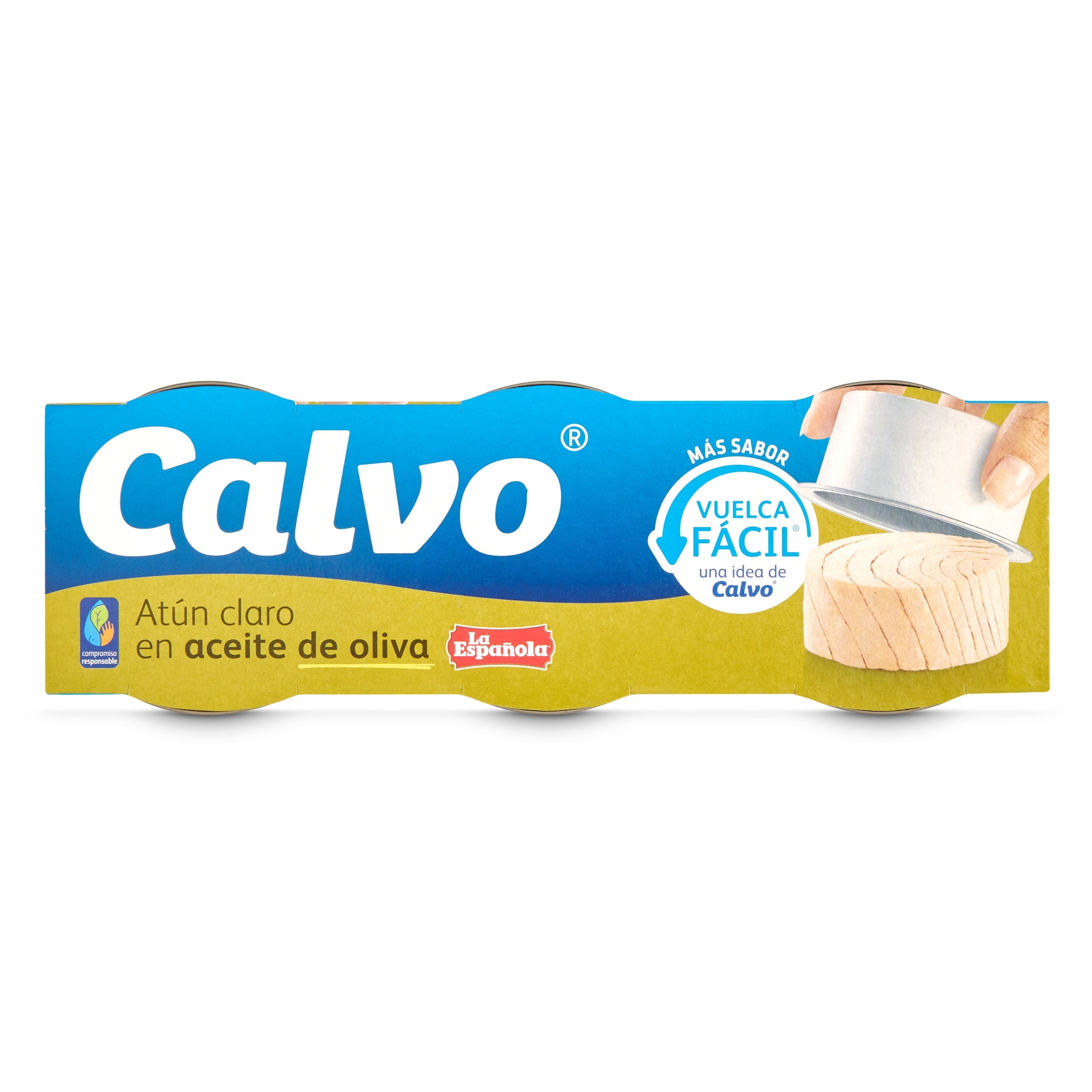 Atún claro en aceite de oliva Calvo 3 x 52 g