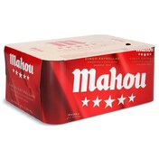 Cerveza Mahou 5 Estrellas lata 12 x 33 cl