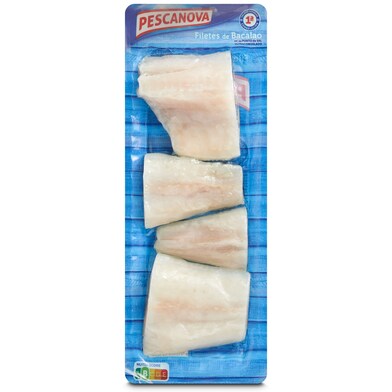 Filetes de bacalao Pescanova bandeja 400 g-0