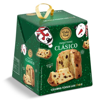 Panettone clásico con frutas Dulce Noel Dia caja 500 g-0