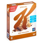 Cereales copos de trigo integral y arroz con virutas de chocolate con leche Kellogg's Special K caja 335 g