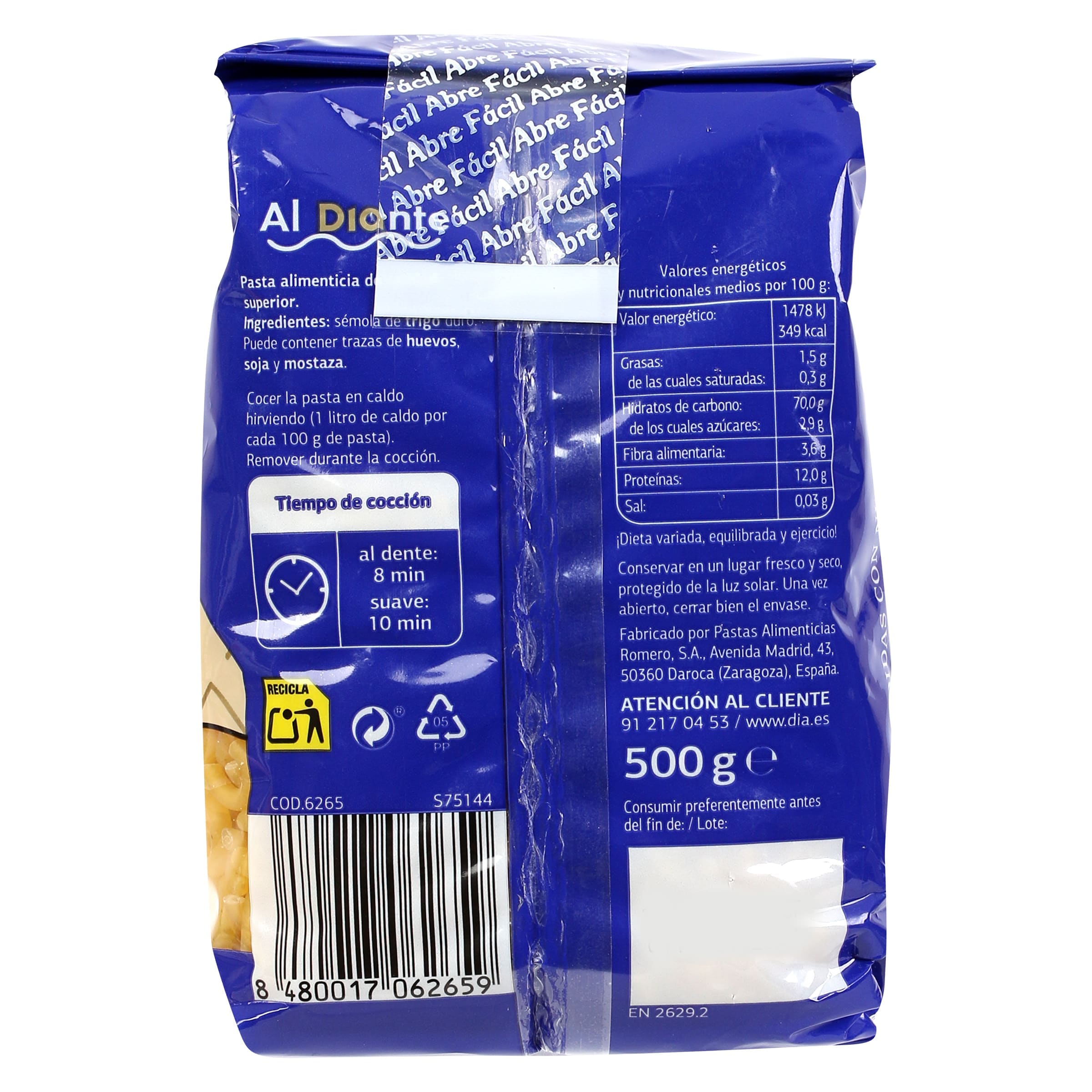 Fideuá Dia Al Diante 500 g