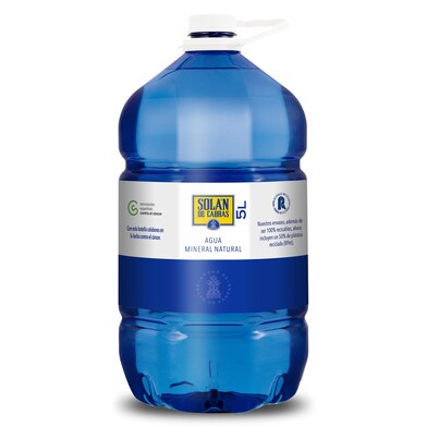 Agua mineral natural Solán de Cabras garrafa 5 l-0