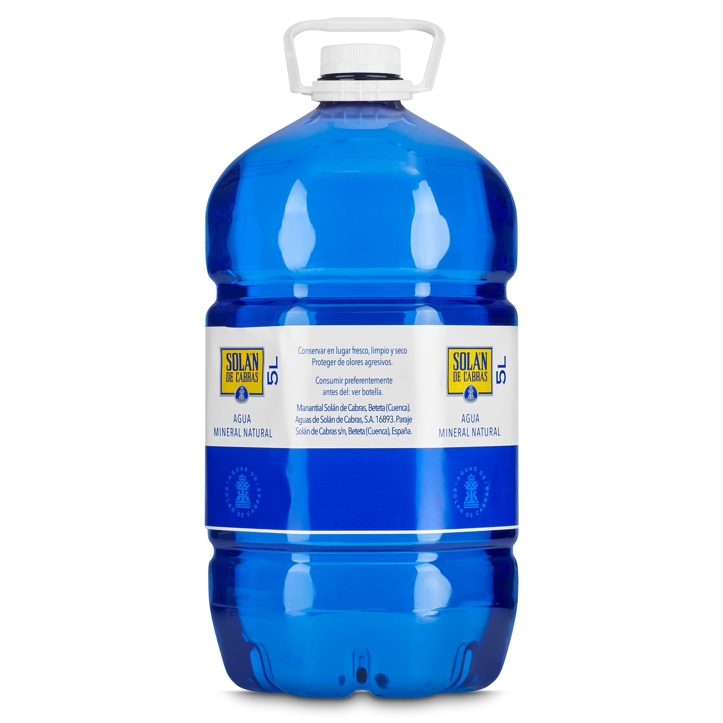 Agua mineral natural Solán de Cabras garrafa 5 L - Supermercados DIA