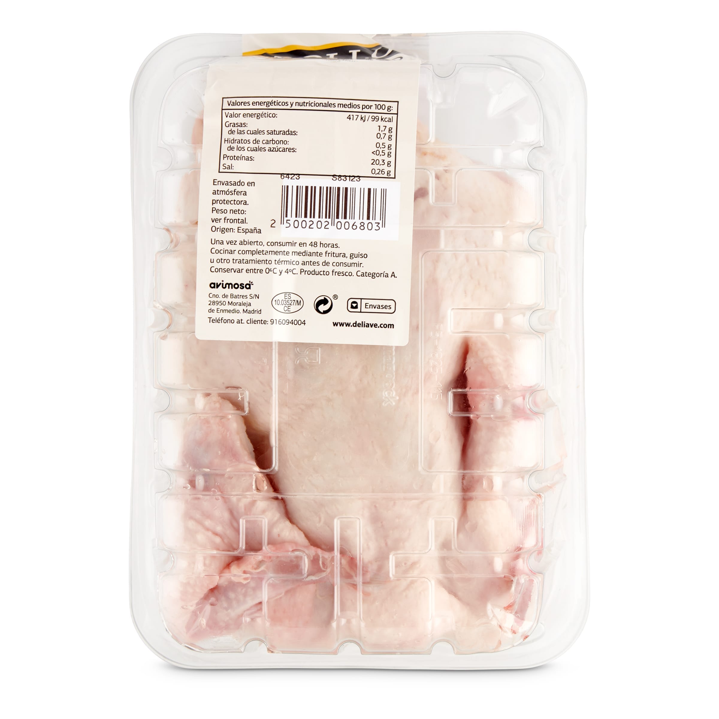Pollo entero Selección de Dia 2.1 Kg aprox.