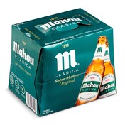 Cerveza clásica Mahou botella 12 x 25 cl