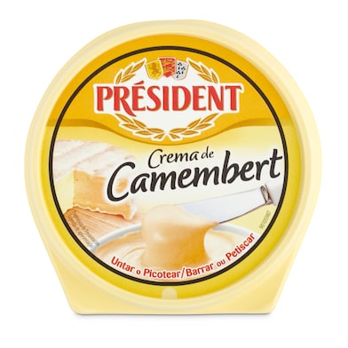 Crema de queso camembert President tarrina 125 g-1