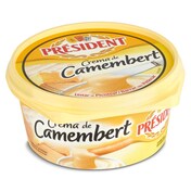 Crema de queso camembert President tarrina 125 g