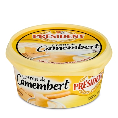 Crema de queso camembert President tarrina 125 g-0
