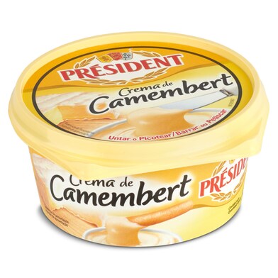 Crema de queso camembert President tarrina 125 g-0 Crema de queso camembert President tarrina 125 g-0