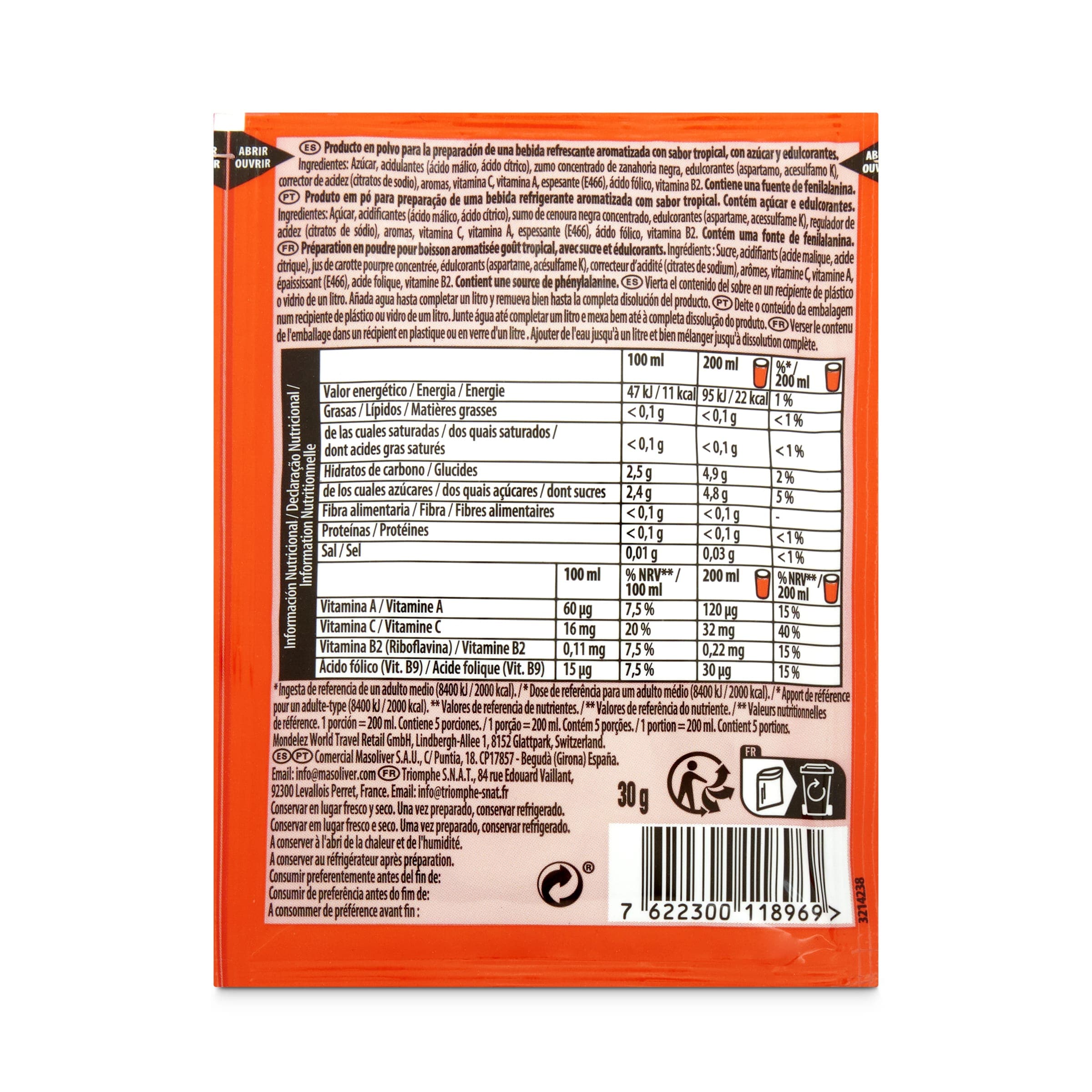 Tang sabor tropical 30 g