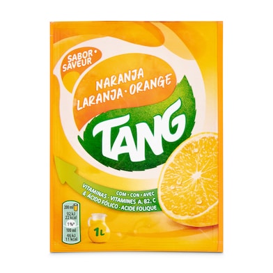 Refresco en polvo sabor naranja Tang bolsa 30 g-0