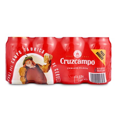 Cerveza Cruzcampo lata 12 x 33 cl-1
