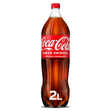 Refresco de cola clásica Coca-Cola botella 2 l-0