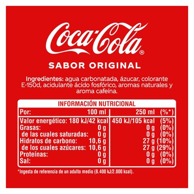 Refresco de cola sabor original Coca-Cola botella 2 l-1