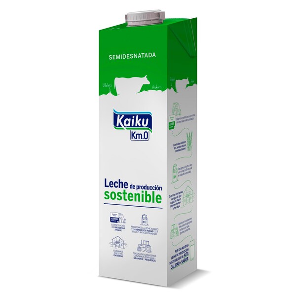 Leche Semidesnatada Kaiku Envase 1 Lt.