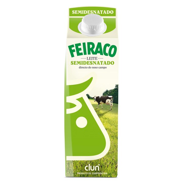 Leche Semidesnatada Feiraco Envase 1 Lt.