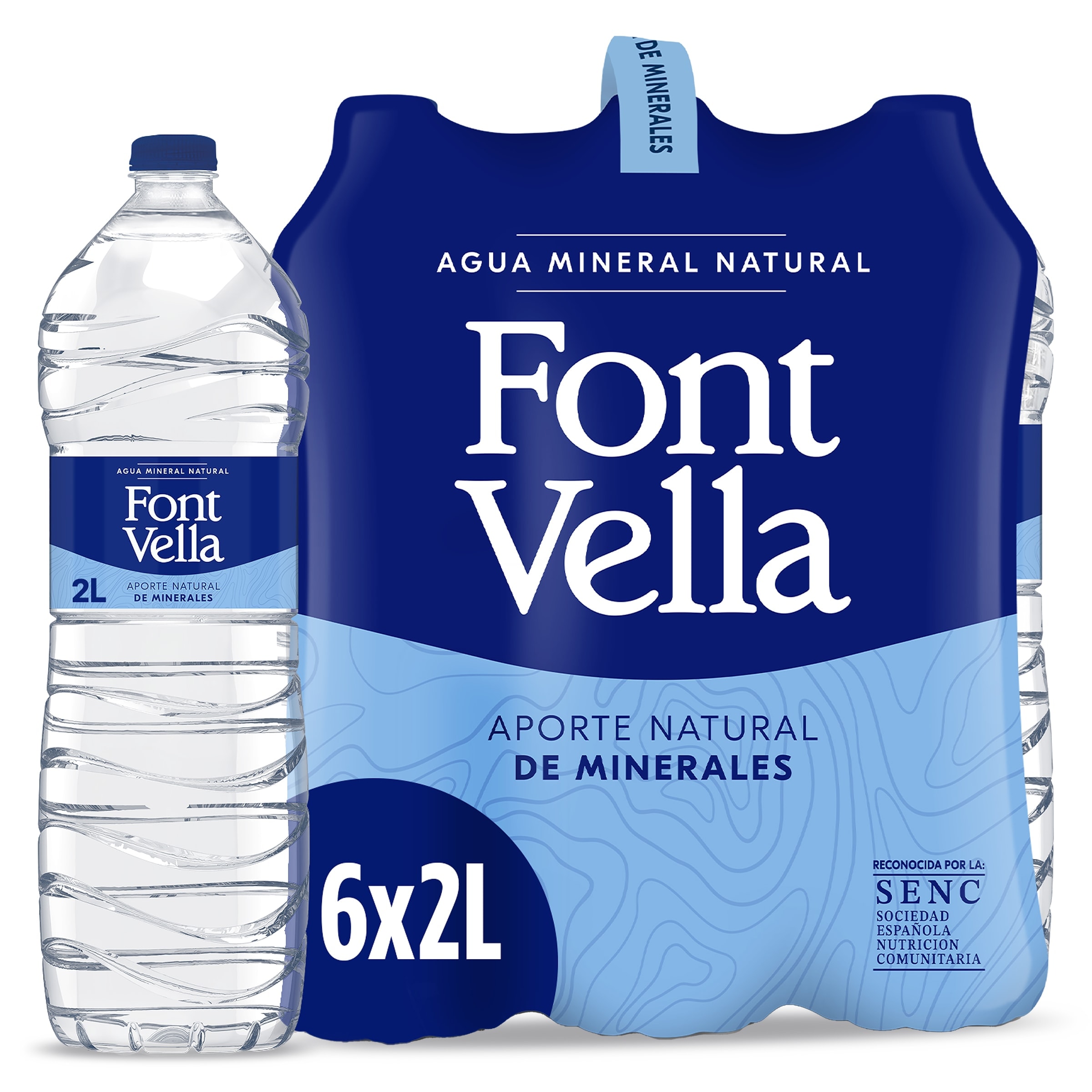 Agua mineral Font Vella pack 6 x 2 L
