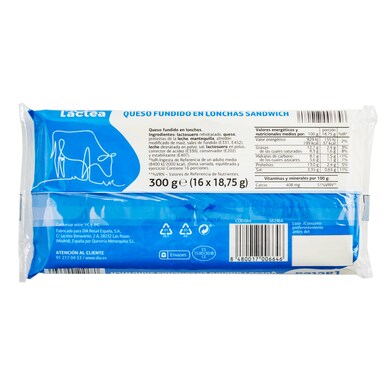Queso fundido sándwich Dia Láctea bolsa 300 g-1 Queso fundido sándwich Dia Láctea bolsa 300 g-1