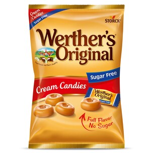 Caramelos clásicos de nata sin azúcar Werther's 90 g