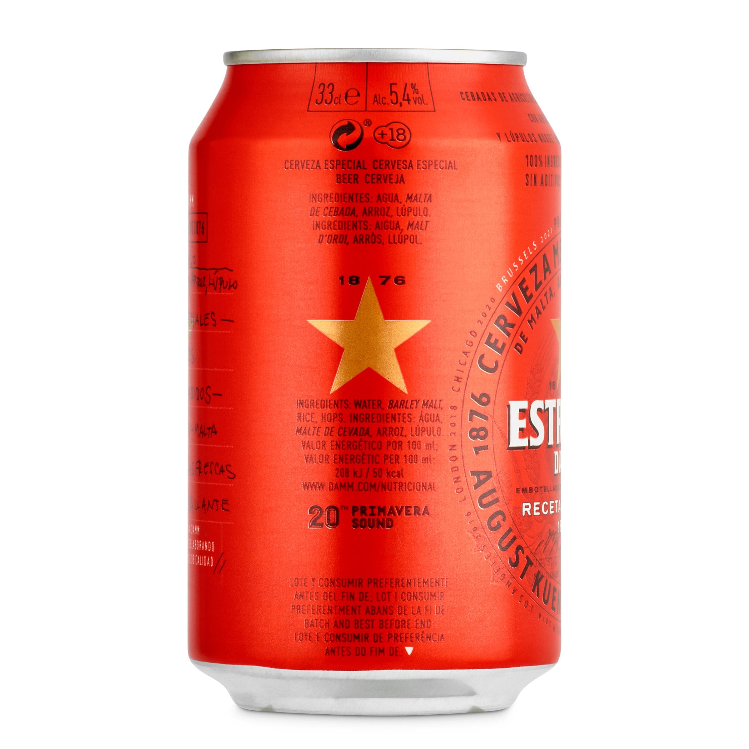 Cerveza Estrella Damm 33 cl
