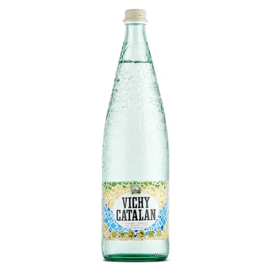 Agua mineral con gas Vichy botella 1 l-0
