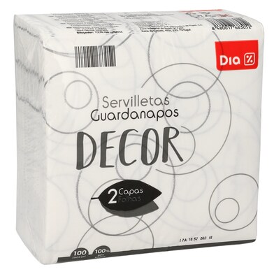 Servilletas decoradas 2 capas Dia bolsa 100 unidades-0 Servilletas decoradas 2 capas Dia bolsa 100 unidades-0