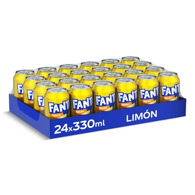 Refresco de limón Fanta pack 24 x 33 cl-0