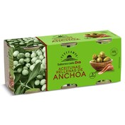 Aceitunas rellenas de anchoa Vegecampo de Dia lata 3 x 50 g