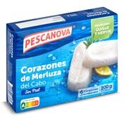 Corazones de merluza Pescanova caja 500 g