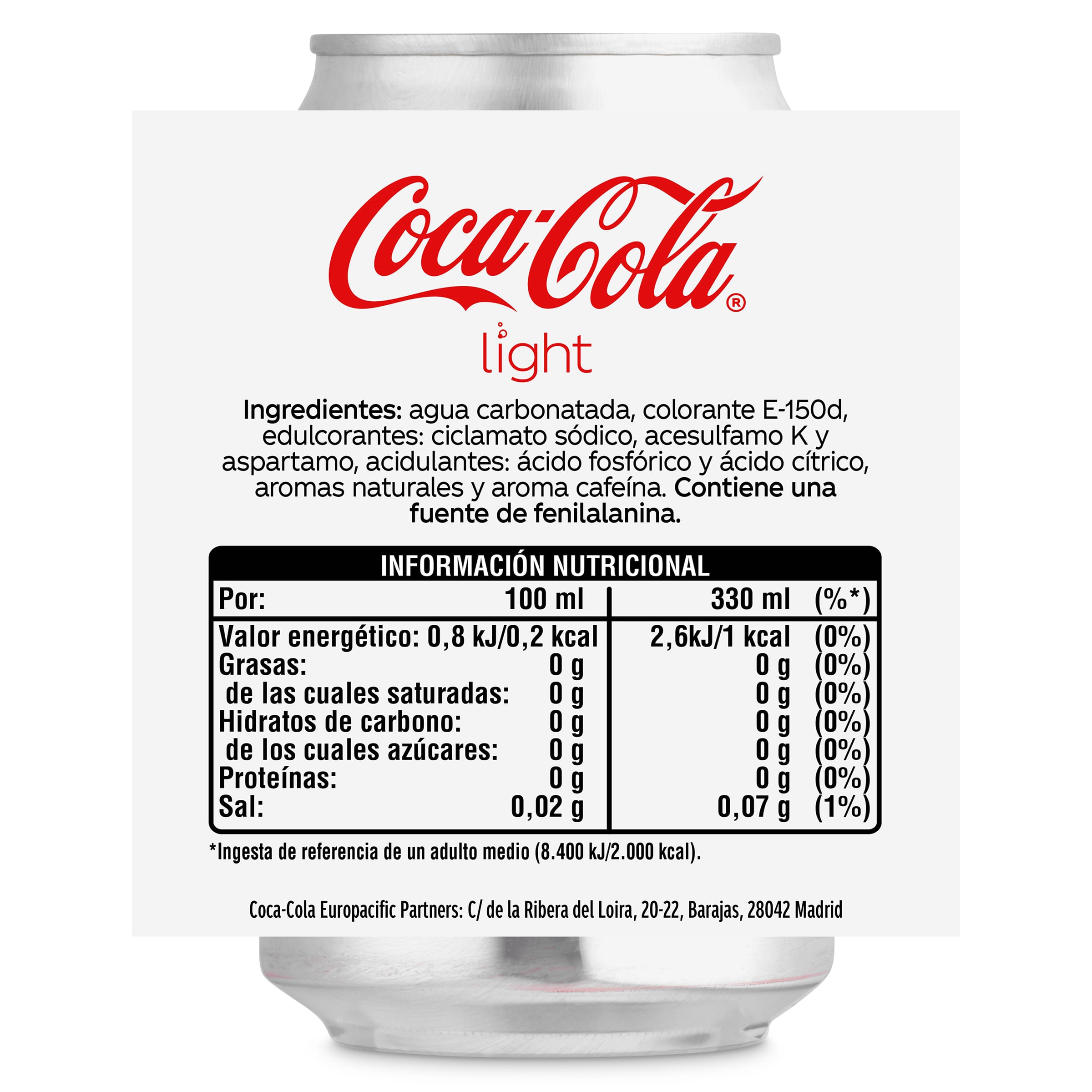 Coca-Cola light 330 ml