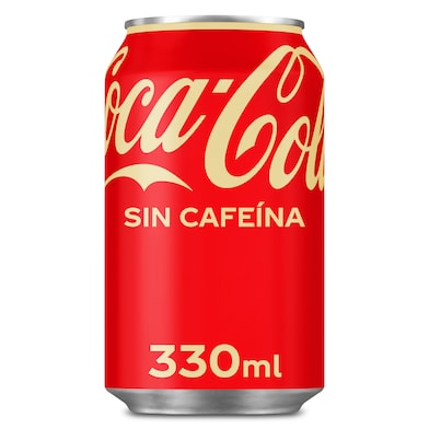 Refresco de cola sin cafeína Coca-Cola lata 33 cl-0