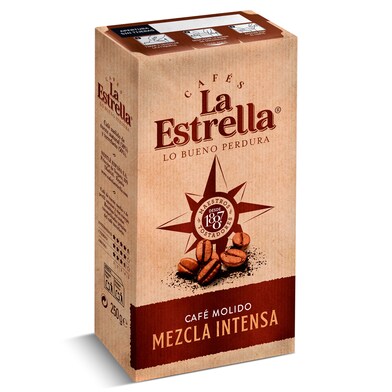 Café molido mezcla intensa La estrella bolsa 250 g-0