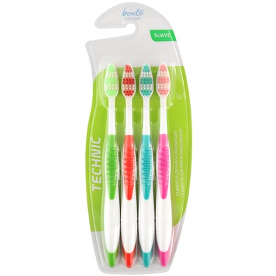 Cepillo de dientes suave Bonté Everyday de Dia blister 4 unidades-0 Cepillo de dientes suave Bonté Everyday de Dia blister 4 unidades-0