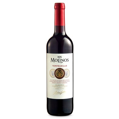 Vino tinto D.O. Valdepeñas Molinos botella 75 cl-0