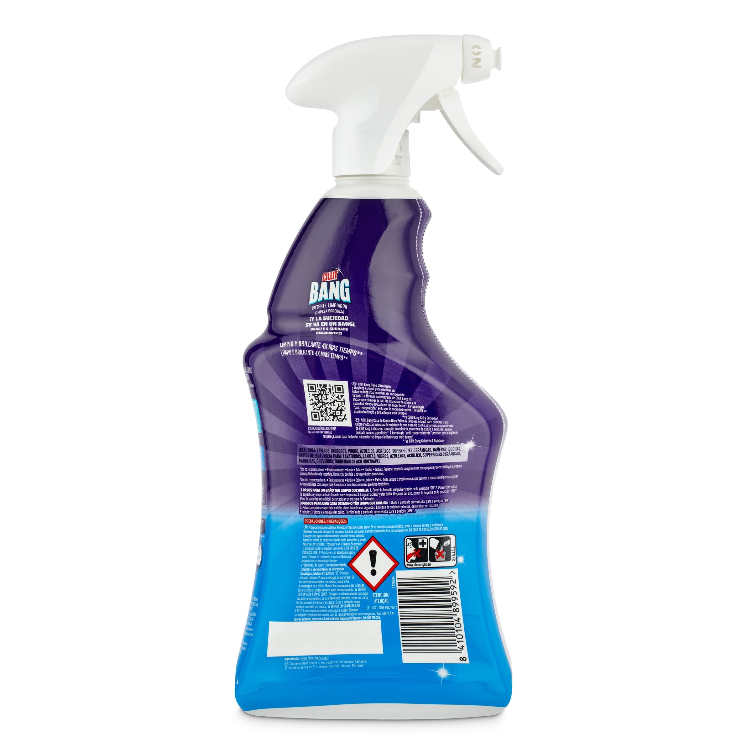 Limpiador de baño ultra brillo y limpieza Cillit bang spray 750 ml