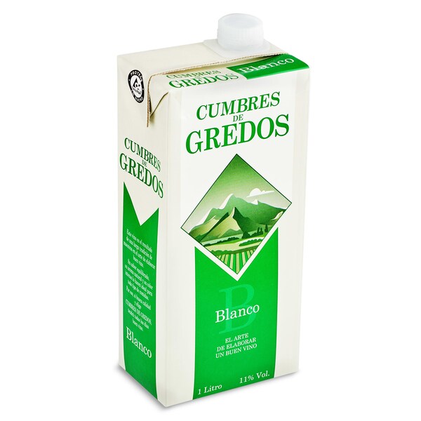 Vino Blanco Cumbres de Gredos Envase 1 L.