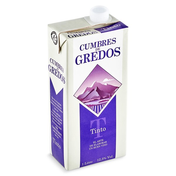 Vino Tinto Cumbre de Gredos Envase 1 L.