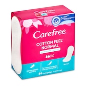 Protegeslips normal Carefree caja 56 unidades