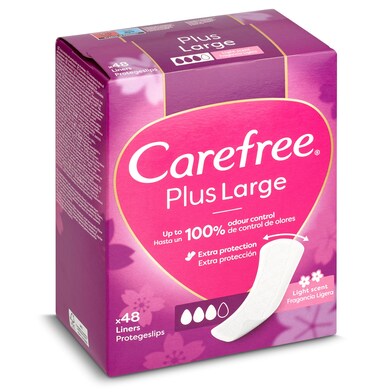 Protegeslips maxi Carefree caja 48 unidades-0