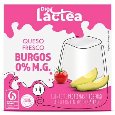 Queso fresco 0% m.g Dia Láctea tarrina 4 x 62.5 g-1 Queso fresco 0% m.g Dia Láctea tarrina 4 x 62.5 g-1
