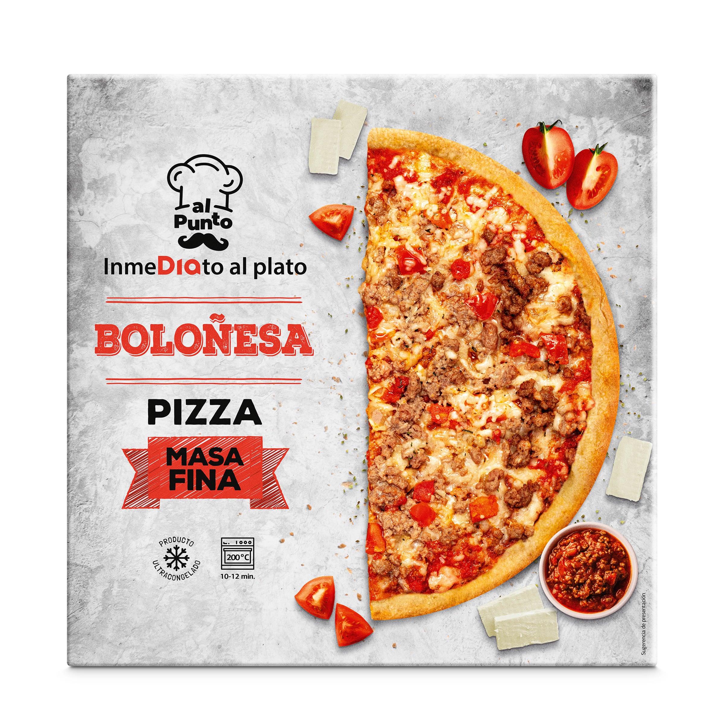 Pizza boloñesa Dia Al Punto 375 g
