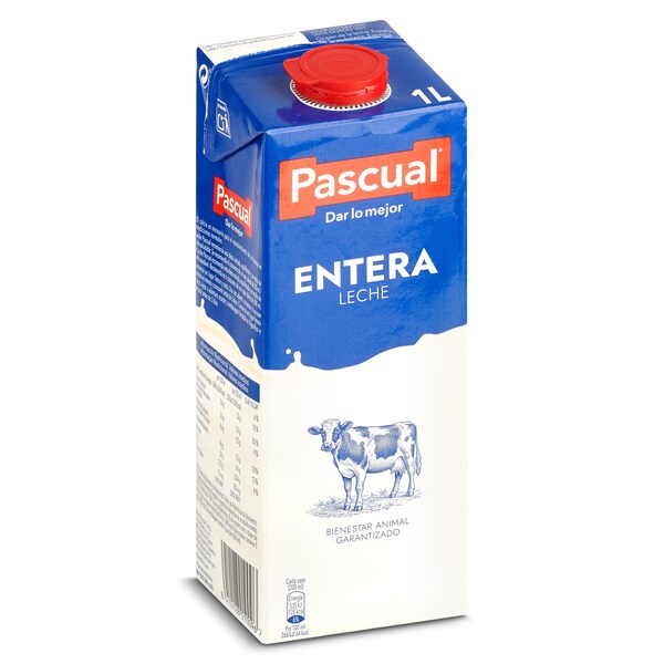 Leche Entera Pascual Envase 1 L.