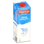 Leche semidesnatada Pascual brik 1 l