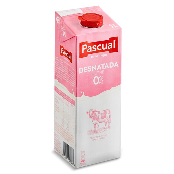 Leche Desnatada Pascual Envase 1 L.