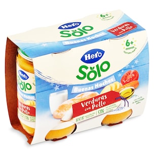 pure de verduritas con pollo 2 x 190 g