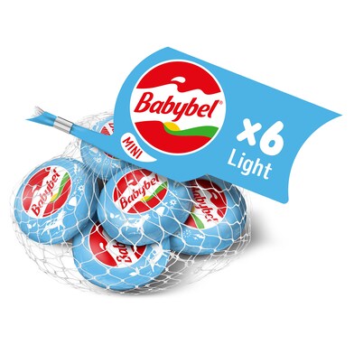 Mini queso tierno snack light Babybel malla 120 g-0