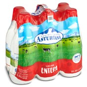 Leche entera Central Lechera Asturiana botella 6 x 1.5 l