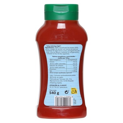 Ketchup light Salseo de Dia bote 540 g-1 Ketchup light Salseo de Dia bote 540 g-1