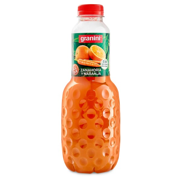 Néctar Naranja y Zanahoria Granini Botella 1 L.